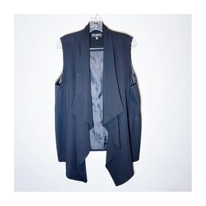 Karl Lagerfeld Black Sleeveless Vest Size Large